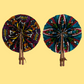 Handmade wax fan