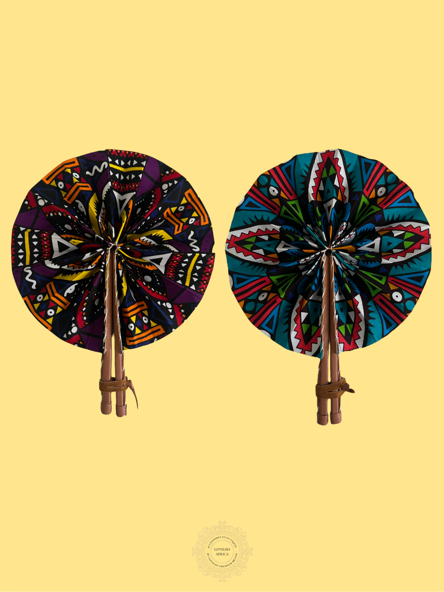 Handmade wax fan